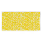 Lemon Slices Pattern Print Beach Towel
