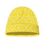 Lemon Slices Pattern Print Beanie