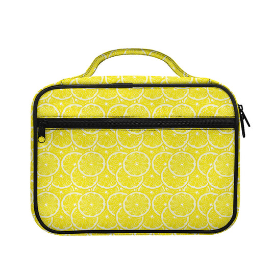Lemon Slices Pattern Print Briefcase Bible Bag