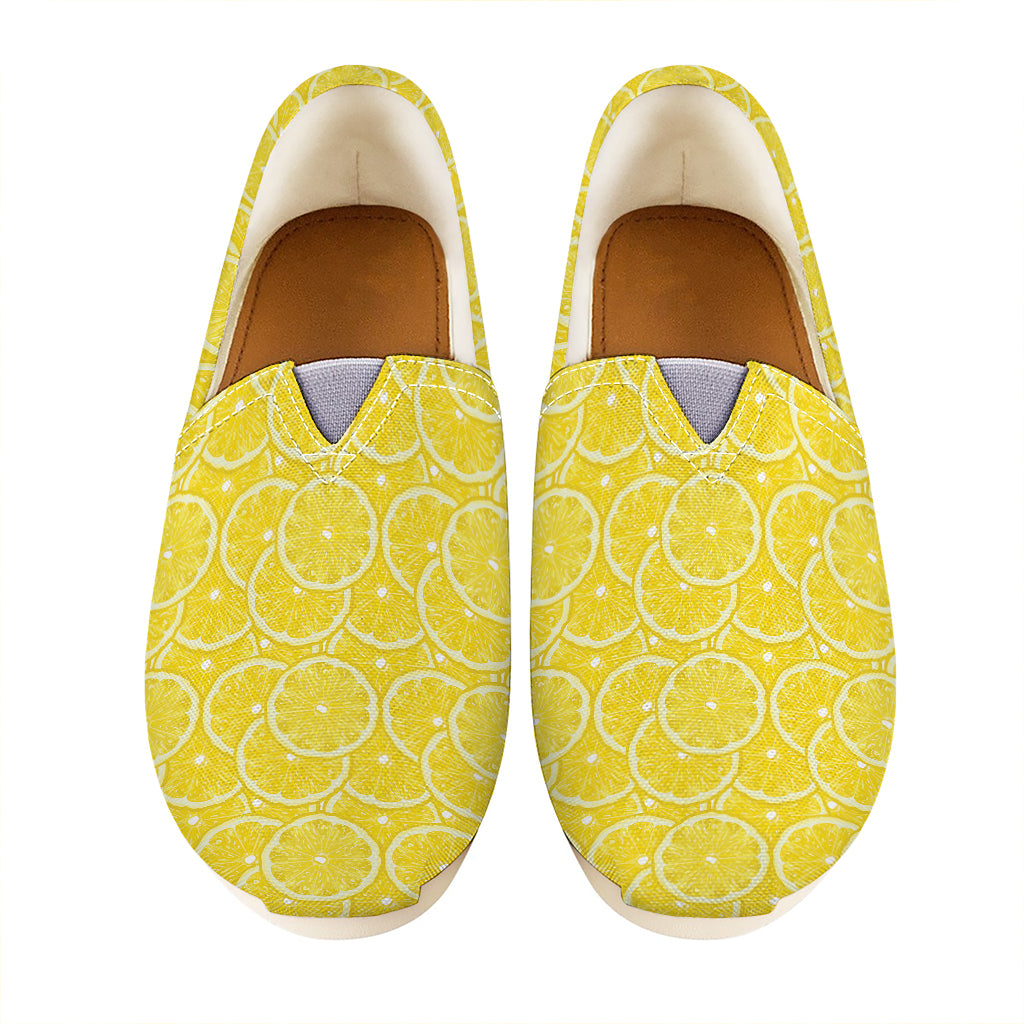 Lemon Slices Pattern Print Casual Shoes