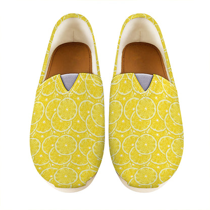 Lemon Slices Pattern Print Casual Shoes