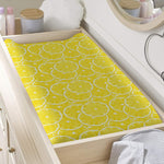Lemon Slices Pattern Print Changing Pad Cover