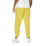 Lemon Slices Pattern Print Cotton Pants