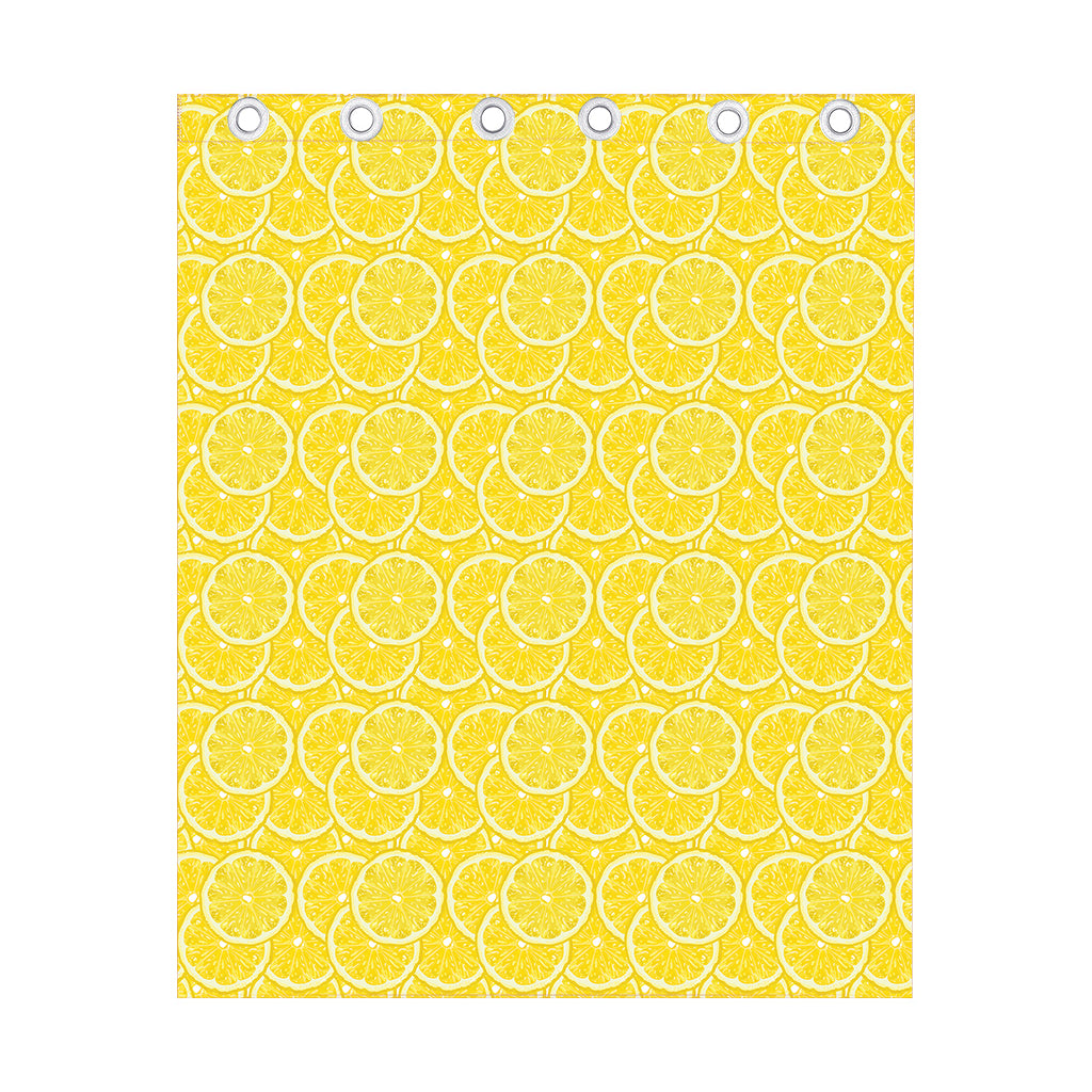 Lemon Slices Pattern Print Curtain