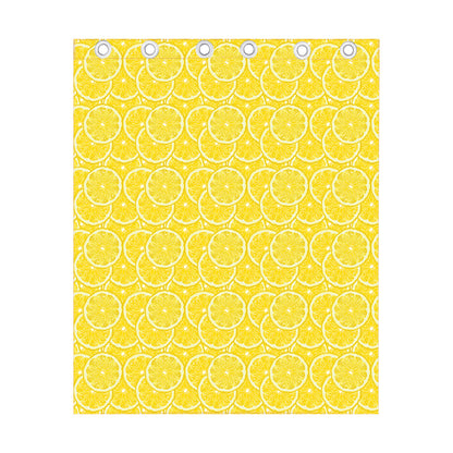 Lemon Slices Pattern Print Curtain