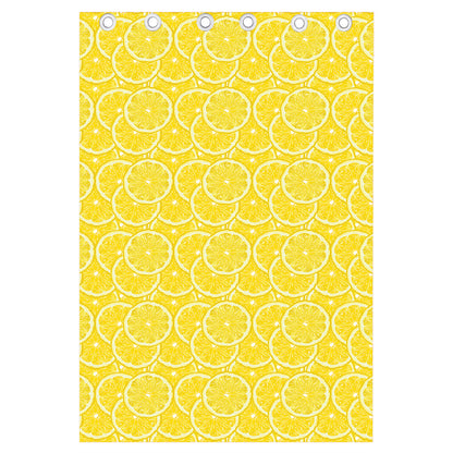 Lemon Slices Pattern Print Curtain