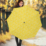 Lemon Slices Pattern Print Foldable Umbrella
