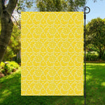 Lemon Slices Pattern Print Garden Flag
