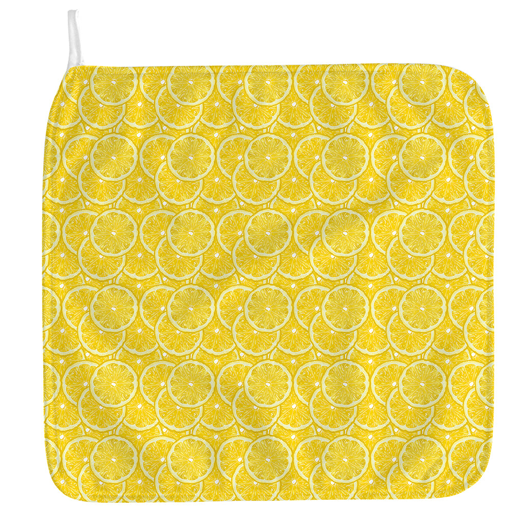 Lemon Slices Pattern Print Hand Towel