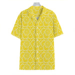 Lemon Slices Pattern Print Hawaiian Shirt