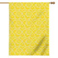 Lemon Slices Pattern Print House Flag