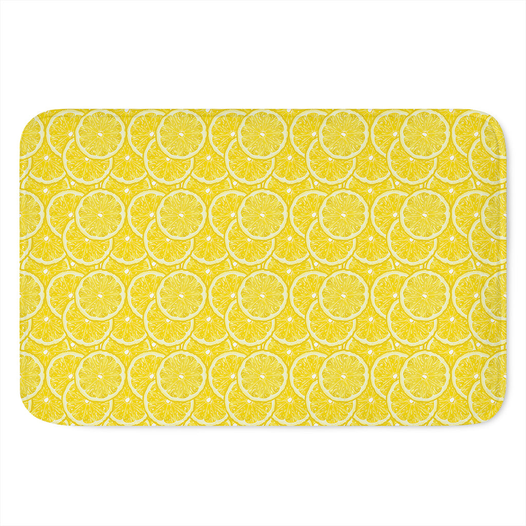 Lemon Slices Pattern Print Indoor Door Mat
