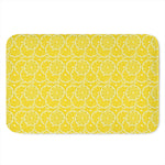 Lemon Slices Pattern Print Indoor Door Mat