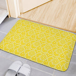 Lemon Slices Pattern Print Indoor Door Mat
