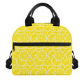 Lemon Slices Pattern Print Insulated Lunch Bag