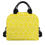Lemon Slices Pattern Print Insulated Lunch Bag