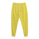 Lemon Slices Pattern Print Jogger Pants