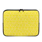 Lemon Slices Pattern Print Laptop Sleeve