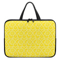 Lemon Slices Pattern Print Laptop Sleeve With Handle