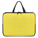 Lemon Slices Pattern Print Laptop Sleeve With Handle