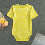 Lemon Slices Pattern Print Men's Bodysuit
