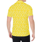 Lemon Slices Pattern Print Men's Shirt