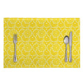 Lemon Slices Pattern Print Placemat