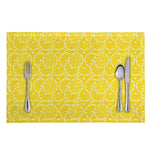Lemon Slices Pattern Print Placemat