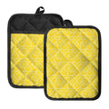 Lemon Slices Pattern Print Pot Holders With Pocket