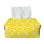 Lemon Slices Pattern Print Rectangle Tissue Box Cover