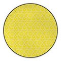 Lemon Slices Pattern Print Round Floor Mat