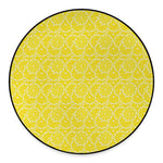Lemon Slices Pattern Print Round Floor Mat