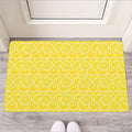 Lemon Slices Pattern Print Rubber Doormat