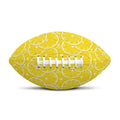 Lemon Slices Pattern Print Rugby Ball