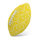 Lemon Slices Pattern Print Rugby Ball