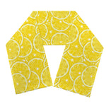 Lemon Slices Pattern Print Scarf