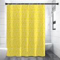 Lemon Slices Pattern Print Shower Curtain