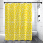 Lemon Slices Pattern Print Shower Curtain
