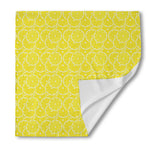 Lemon Slices Pattern Print Silk Bandana