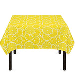 Lemon Slices Pattern Print Tablecloth