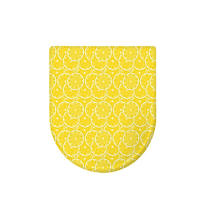 Lemon Slices Pattern Print Toilet Lid Cover