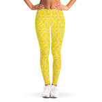 Lemon Slices Pattern Print Women's Leggings