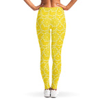 Lemon Slices Pattern Print Women's Leggings