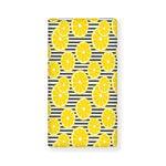 Lemon Striped Pattern Print Baby Crib Sheet