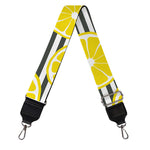 Lemon Striped Pattern Print Bag Strap