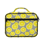 Lemon Striped Pattern Print Briefcase Bible Bag