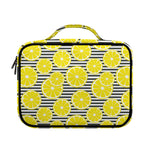 Lemon Striped Pattern Print Briefcase Bible Bag