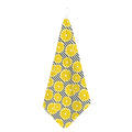 Lemon Striped Pattern Print Hand Towel