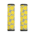 Lemon Striped Pattern Print Handle Covers