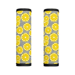 Lemon Striped Pattern Print Handle Covers